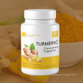 Turmeric curcumin extract capsules supplement Improve body immunity in Stock